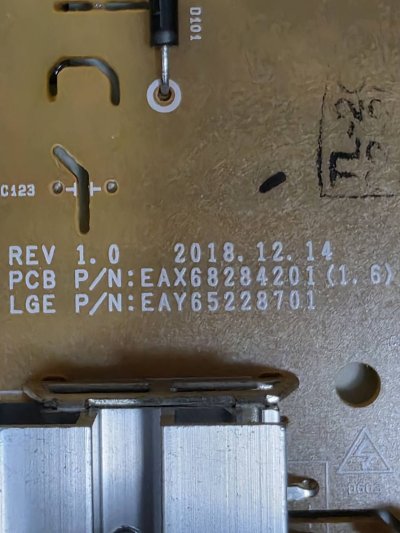 Power Supply  LG รุ่น 65UM7300PTC 65UN7200PTF 65UN73OOPTC พาร์ท EAX68284201 (1.6) EAY65222860