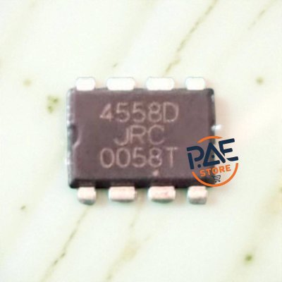 #IC ขยายเสียง 4558D JRC4558D DIP-8 (2PCS)
