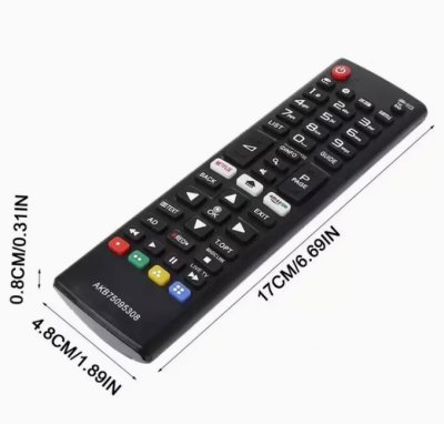 รีโมททีวี lg สมาร์ททีวี AKB75095308  มีปุ่ม Netfix หน้าตาเหมือนกันใช้ได้เลย