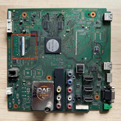 #โซนี่ Sony TV Mainboard Part 1-883-753-93 (Internal Ribbon Cable) & 1-883-753-93 (External Ribbon Cable) - Select Options for Model KDL-32EX520, Original Dismantled Spare Part