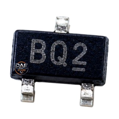 #ทรานซิสเตอร์ SMD เบอร์ 2SC2412 (Marking: BQ) ชนิด NPN 50V 150mA ตัวถัง SOT-23 (แพ็ค 5 ตัว) อะไหล่ชิปอิเล็กทรอนิกส์