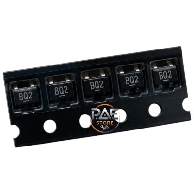 #ทรานซิสเตอร์ SMD เบอร์ 2SC2412 (Marking: BQ) ชนิด NPN 50V 150mA ตัวถัง SOT-23 (แพ็ค 5 ตัว) อะไหล่ชิปอิเล็กทรอนิกส์