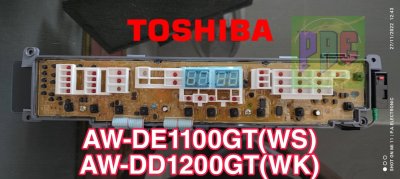 #บอร์ดเครื่องซักผ้า Toshiba รุ่น AW-DE1100GT(WS)AW-DD1200GT(WK) #อะไหล่เครื่องซักผ้า สินค้าใหม่แท้บริษัท