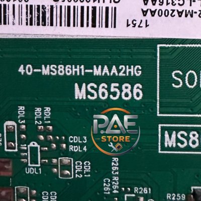 #ทีซีแอล TCL เมนบอร์ดทีวีทีซีแอล Mainboard TV พาร์ท 40-MS86H1-MAA2HG รุ่น LED65P65US อะไหล่แท้ถอด