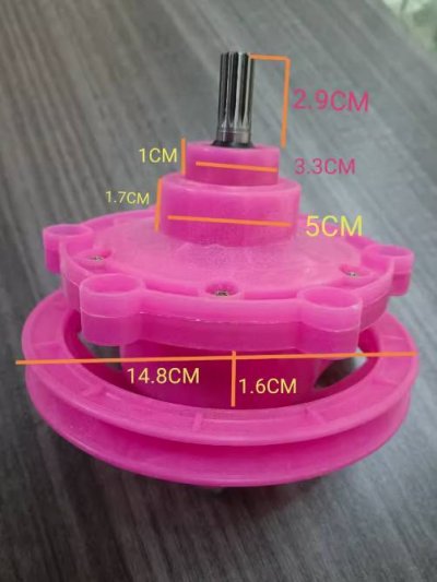 #แกนซัก #เฟืองซัก #มู่เล่ พลูเล่เครื่องซักผ้า 11 ฟัน ขนาดลงรายละเอียดไว้แล้วครับ เทียบใช้ได้หลายยี้ห้อ PANASONIC SHARP