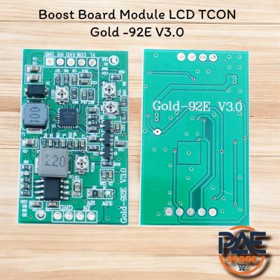 Gold-92E V3.0 Panel Booster Module V3. LCD TCON Board คุณภาพสูง พร้อม VGL VGH VCOM AVDD 4 Adjustable Gold-92E สำหรับการปรับแต่งและปรับปรุงประสิทธิภาพของหน้าจอ LCD 