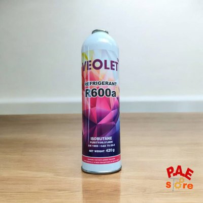 น้ำยา R600a VEOLET ชนิดกระป๋อง ขนาด 420 g