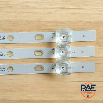 หลอดเเบล็คไลท์ทีวีไฮเออร์ HAIER รุ่น H43D6FG 43K6000 3 แถว ยาว 868mm 8 LED 3V สินค้าใหม่ #อะไหล่ทีวี #หลอดเเบล็คไลท์ทีวี #หลอดLED