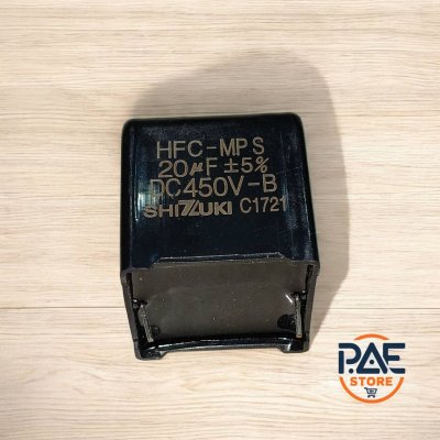 ตัวเก็บประจุเครื่องปรับอากาศ HFC-MPS 20Uf 20J450V  20Uf 450V DC