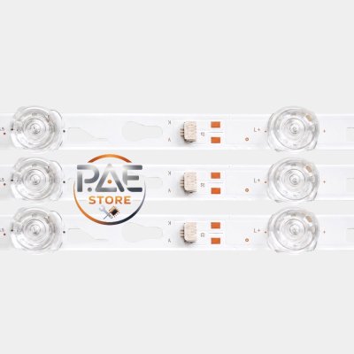 #อะโคนาติก Aconatic หลอดแบ็คไลท์ทีวีอะโคนาติก รุ่น 55RS543AN 1 ชุด 3 แถว 12 Led 3V #อะไหล่ทีวี