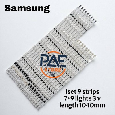 #หลอดเเบล็คไลท์ทีวีซัมซุง BACKLIGHT Samsung รุ่น UA50F6400 : UA50F6800  1set 9 เส้น 7+9 LED 3 V ยาว 1040 mm