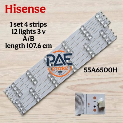 # Hisense Hisense Backlight Tv Tube Model 55A6500H 1Set 4 Lines 12 Led A/B 3 V Length 1076 mm