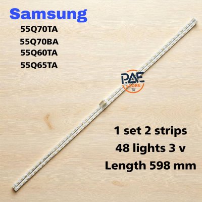 # Samsung Samsung Backlight Tv Bulbs, Model 55Q60Ta/ 55Q65Ta/ 55Q70Ta/ 55Q70Tb 1Set 2 Wires 48 Led 3V Length 598mm