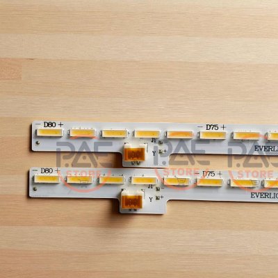 #หลอดเเบล็คไลท์ทีวีชาร์ป BACKLIGHT Sharp รุ่น LC-60UE630X : LC-60UA6500X : 60UA6800X 1set 2 เส้น 80 LED 6 V