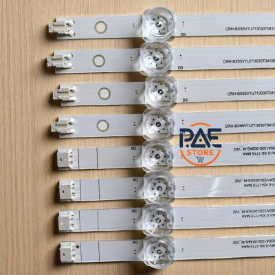 #หลอดเเบล็คไลท์ทีวีไฮเซ่น BACKLIGHT Hisense รุ่น 55B7100UW 1 Set 4 แถว 10 LED 3 V ยาว 1055 mm