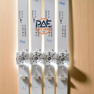 #หลอดเเบล็คไลท์ทีวีอะโคนาติก BACKLIGHT Aconatic รุ่น 50US534AN 1 Set 4 แถว 9 LED 3 V ยาว 900 mm