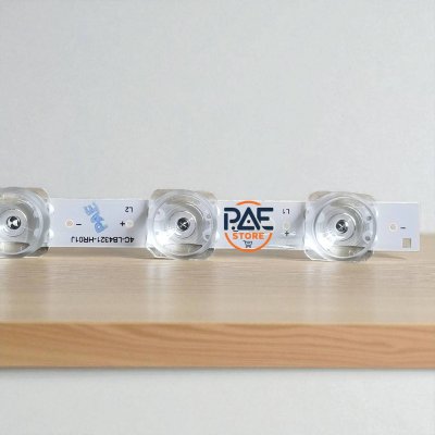 #หลอดเเบล็คไลท์ทีวีทีซีแอล BACKLIGHT TCL รุ่น 43S5400A 1 set 21 LED 6 V ยาว 470+340 mm