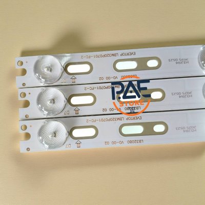 #หลอดเเบล็คไลท์ทีวีแอลจี BACKLIGHT LG รุ่น 32LH500D : 32LJ550D : 32LV300C 1set 3 เส้น 7 LED 3 V ยาว 613 mm