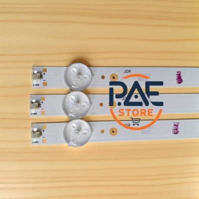 #หลอดเเบล็คไลท์ทีวีฟิลลิป BACKLIGHT Philips รุ่น 32PHA4100S/67 : 32PHT5210S/98 : 32PHT5200S/67 PROVISION LT-32U5  1set 3 เส้น 8 LED 3 V ยาว 618 mm