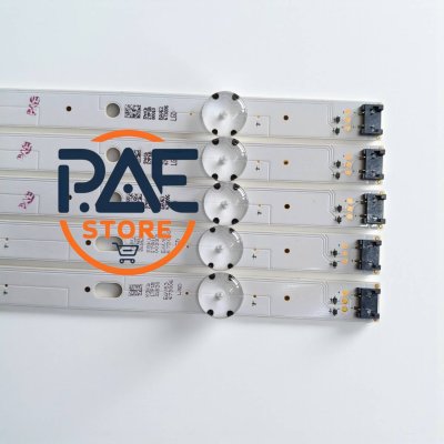 #หลอดเเบล็คไลท์ทีวีแอลจี BACKLIGHT LG รุ่น 60UJ630T  1set 10 เส้น 5+5+6+6 LED 3 V ยาว 1250 mm