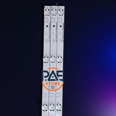 #หลอดแบ็คไลท์ TV Sharp ชาร์ป รุ่น LC-40SA5200X : LC-40SA5500X : 2T-C40AE1X 1 set 3 แถว 7 LED 3 V ยาว 773 mm