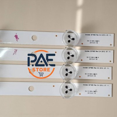 #หลอดเเบล็คไลท์ทีวีแอลจี BACKLIGHT LG รุ่น 32LS3150  1set 4 เส้น 7 LED 3 V ยาว 630 mm