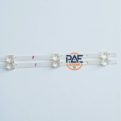 0001567 #หลอดแบล็คไลท์ทีวีไฮเซ่น BlackLights Hisense รุ่น 32B5200HT : 32B6000HW 1 ชุด 2 แถว 5 led 3V ยาว 538 mm