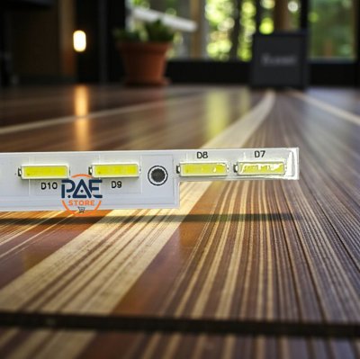 0001680 #หลอดแบล็คไลท์ทีวีพานาโซนิค BlackLights Panasonic รุ่น TH-39A400T 1 ชุด 1 แถว 48 led 6 v ยาว 480 mm