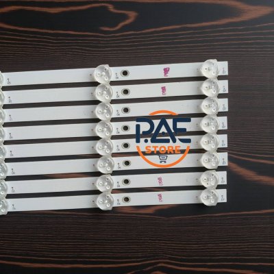 0001710 #หลอดแบล็คไลท์ทีวีอะโคนาติก BlackLights Aconatic รุ่น 65US500AN 1 ชุด 8 แถว 7 led 3 v