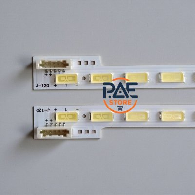 0001748 #หลอดแบล็คไลท์ทีวีโซนี่ Backlight TV Sony รุ่น KDL-55HX750 : KDL-55HX755 : KDL-55EX640 : KLV-55EX630 1set 2 แถว 58 LED 6 V ยาว 605 mm