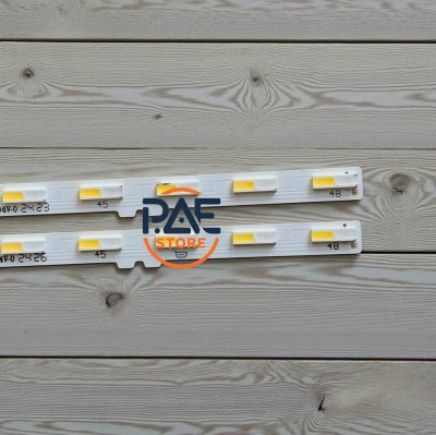 0001775 #หลอดแบล็คไลท์ทีวีซัมซุง Backlight TV Samsung รุ่น QA55Q60CAKXXT QA55Q63BAKXXT QA55Q65BAKXXT QA55Q63CAKXXT  QA55Q65CAKXMR QA55Q65CAKXXT QA55QE1CAKXXT QA55Q65AAKXXT  QA55Q60BAKXXT 1set 2 แถว 48 LED 3V ยาว 601mm