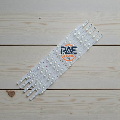 0001716 #หลอดแบล็คไลท์ทีวีไฮเซ่น Backlight TV HISENSE รุ่น 55B7500UW 1 set 5 แถว 14 LED 3V ยาว 1045mm