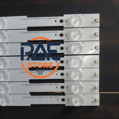 0001804 #หลอดแบล็คไลท์ทีวีฟิลลิป Backlight TV Philips รุ่น 50PFT5100S/67 1set 7 แถว 12 LED