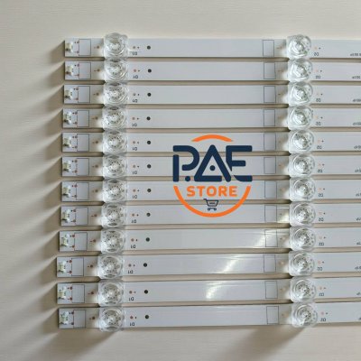 0001796 #หลอดแบล็คไลท์ทีวีพานาโซนิค Backlight TV Panasonic รุ่น TH-65HX720T  1set 12 แถว 5 LED 3 V ยาว 606 mm