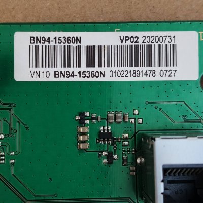 #Samsung เมนบอร์ดทีวี พาร์ท BN94-15360N / BN41-02756B ใช้กับ UA50TU8000KXXT UA50TU8100KXXT แท้/ถอดจากเครื่อง