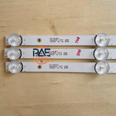 #NANO หลอดแบล็คไลท์ทีวีนาโน Backlight รุ่น 40NUD9300 1set 3 แถว 8 LED 6 V ยาว 735 mm