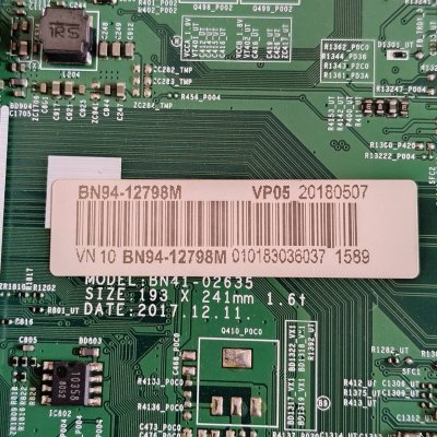 #Samsung เมนบอร์ด [ของแท้] พาร์ท BN94-12798M เวอร์ชั่นจอ FA01 ใช้กับรุ่น UA49NU7100KXXT UA49NU7300KXXT