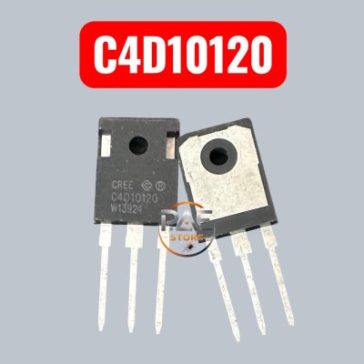 #ไดโอดตู้เชื่อม C4D10120 CREE (Wolfspeed) แท้ Z-Rec SiC Schottky Diode 1200V 10A ตัวถัง TO-247 (3 ขา) อะไหล่อิเล็กทรอนิกส์เกรดพรีเมียม [พร้อมส่ง]
