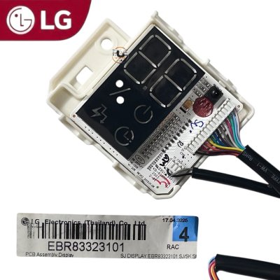 #แอลจี LG บอร์ดหน้าจอแสดงผลและรับสัญญาณรีโมทแอร์ LG พาร์ท EBR83323101 แผงรับสัญญาณรีโมทแอร์แอลจี อินเวอร์เตอร์