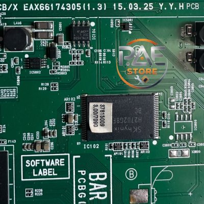 #แอลจี LG TV Mainboard Part EAX66174305 (1.3) Internal Ribbon Cable Version for Model 43LX310, Original Pulled Part