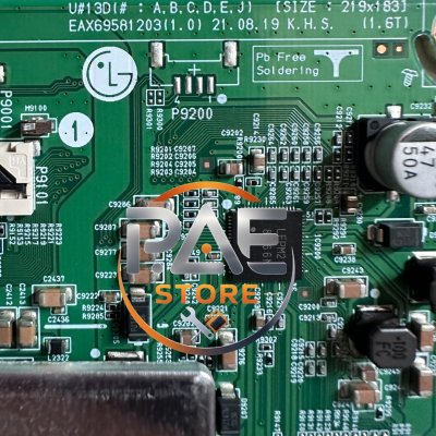 #แอลจี LG TV Mainboard, Part No. EAX69581203 (1.0) ver., internal 68-pin ribbon cable, for model 50NANO75TPA.ATMSLJD, original pulled part