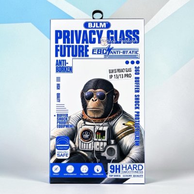 #ฟิล์มกระจกกันมองรอบทิศทาง BJLM Privacy 9H 360° สำหรับ IP 13 /13 Pro,14 Pro Max,15 Pro Max,16 Pro Max