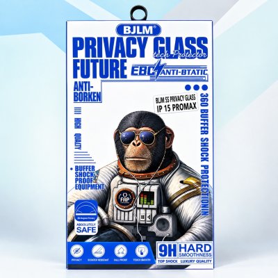 #ฟิล์มกระจกกันมองรอบทิศทาง BJLM Privacy 9H 360° สำหรับ IP 13 /13 Pro,14 Pro Max,15 Pro Max,16 Pro Max