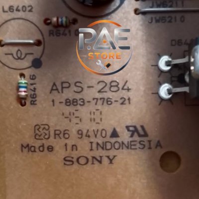 #โซนี่ Sony Power Supply Board Part 1-883-776-21 (APS-284) for KDL-37W5810 - Genuine Original Pulled Part