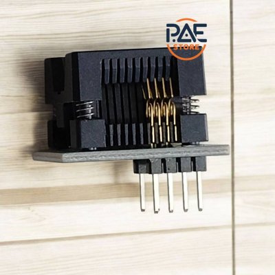 #IC ซ็อกเก็ตสำหรับแปลงชิปไอซี ประเภท SOP8 / SOIC8 / SOP16 To DIP8 EZ Socket Adapter (150 mil / 200 mil /300 mil)