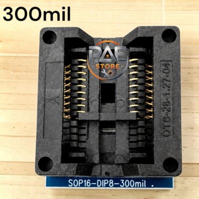 #IC SOP8 / SOIC8 / SOP16 to DIP8 EZ Socket Adapter (150 mil / 200 mil / 300 mil)