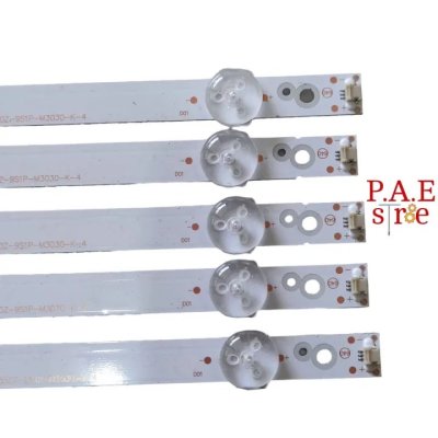 #หลอดเเบล็คไลท์ทีวีอะโคเนติค aconatic 55us532an 1ชุดมี5แถว 9 LED ยาวแถวละ 110 cm 3v  สินค้าใหม่