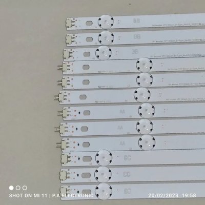 #หลอดแบล็คไลท์TV LG #หลอดLED Backlight สำหรับ LG 65UJ6300 65UJ5500 65UJ630V 65UJ634V 65UK6100 Innotek 17Y 65inch_A SSC 65UJ63_UHD_A B C D