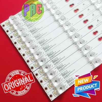 #หลอดแบ็คไลท์ TCL ทีซีแอล รุ่น 65E7800 1 set 12 แถว 7 LED 6 V ยาว 630 mm