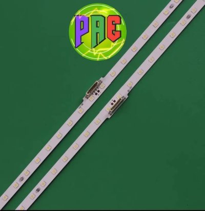 #หลอดแบ็คไลท์ TV Samsung ซัมซุง รุ่น QA43Q60TA : QA43LS03T 1 set 2 แถว 38 LED 3 V ยาว 462 mm